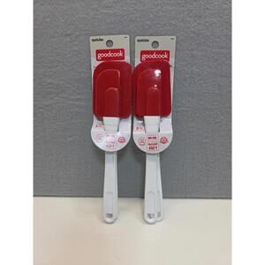 Goodcook Spatulas 2 Packs Set of 4  Red White Baking Cooking NEW